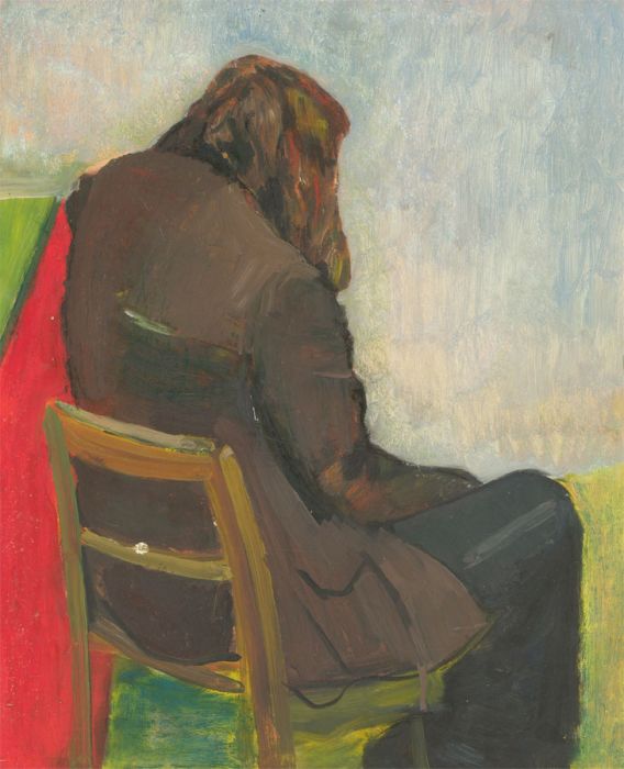 John Cherrington (1931-2015) - 20th Century Oil, Seated Portrait