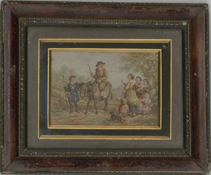 A Pair of Late 19th Century Baxter Method Prints - Country Life Scenes