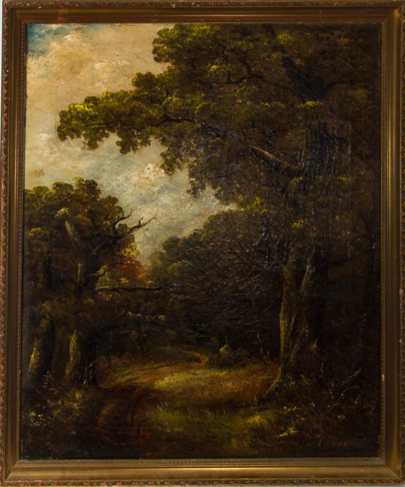 L. Lyons - Signed & Framed Late 19th Century Oil, Forest in Late Summer