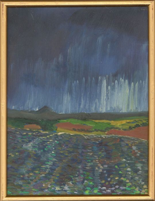 John Cherrington (1931-2015) - Framed 20th Century Oil, Blue Skies