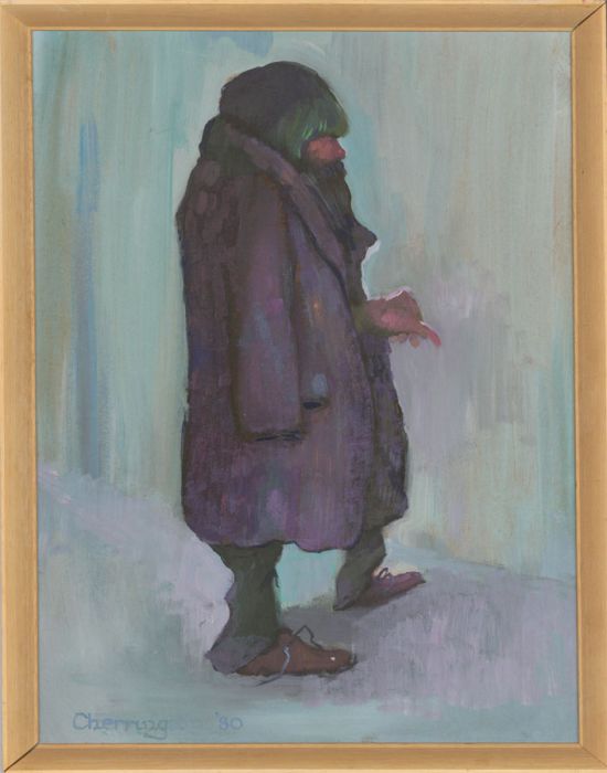 John Cherrington (1931-2015) - Signed 20th Century Oil, Vibrant Portrait