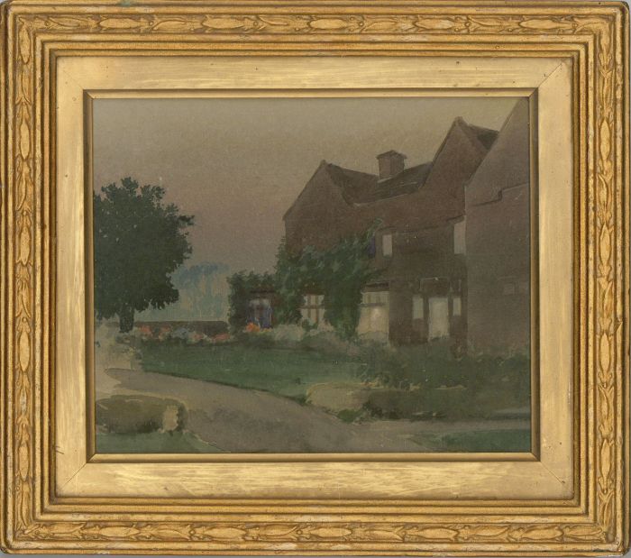 Charles Edward Hannaford RBA (1863-1955) - Framed Watercolour, The Garden