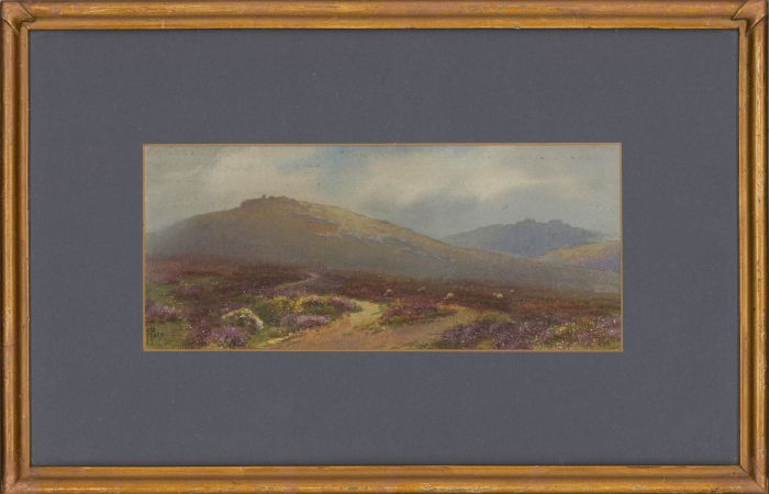 F. Parr - Signed & Framed Mid 20th Century Watercolour, Arms Tor, Dartmoor