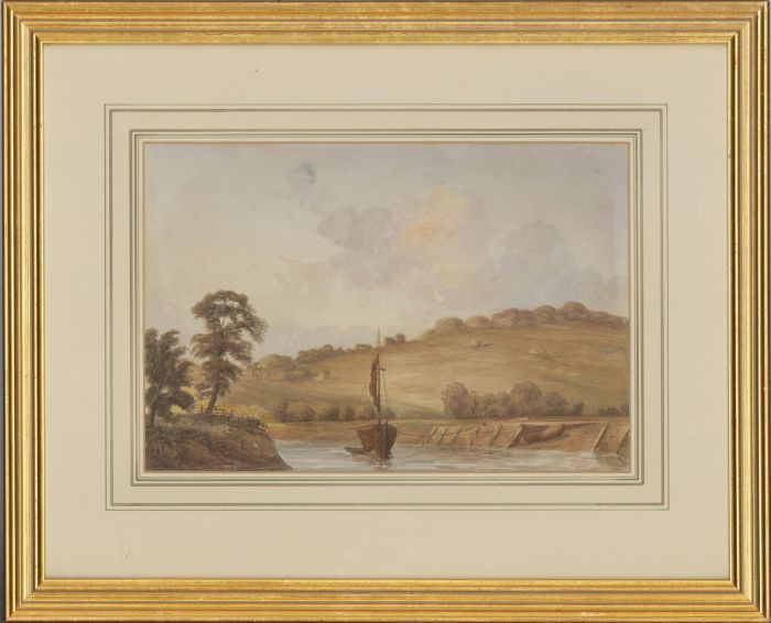Att. Robert Weir Allan RWS RSW NEAC (1852-1942) - Watercolour, River Dart
