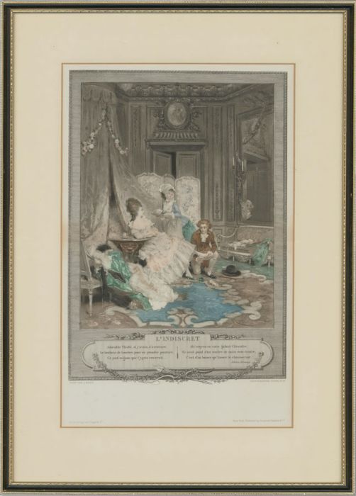Goupil & Co. - Pair of Photogravures, La Malade Imaginaire & L'Indiscreet