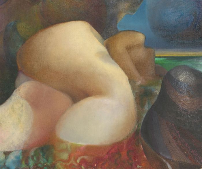 John Ivor Stewart PPPS (1936-2018) - Fine 20th Century Oil, Surrealist Nude