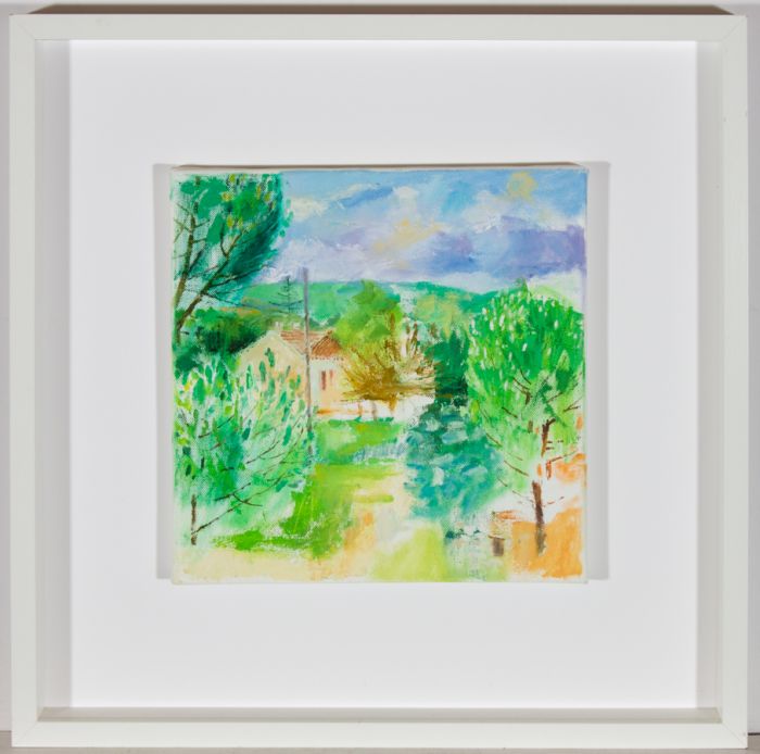John Ivor Stewart PPPS (1936-2018) - Contemporary Acrylic, Garden View