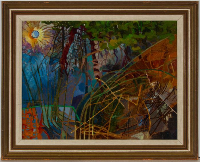 John Ivor Stewart PPPS (1936-2018) - Contemporary Acrylic, Striking Landscape