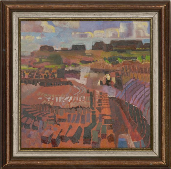 John Ivor Stewart PPPS (1936-2018) - Contemporary Oil, Abstract Allotments