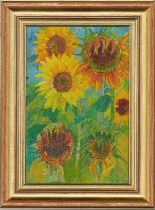 John Ivor Stewart PPPS (1936-2018) - Contemporary Acrylic, Tournesol