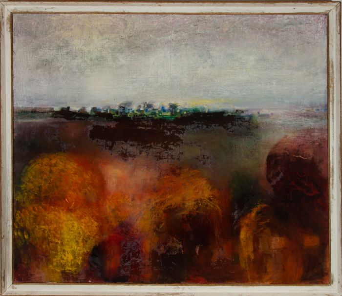 John Ivor Stewart PPPS (1936-2018) - Framed 20th Century Oil, Bog, North Derry