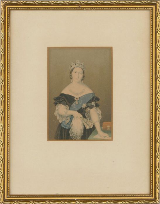 Set of Four Late 19th Century Baxter Method Print - Portrait of Queen Victoria