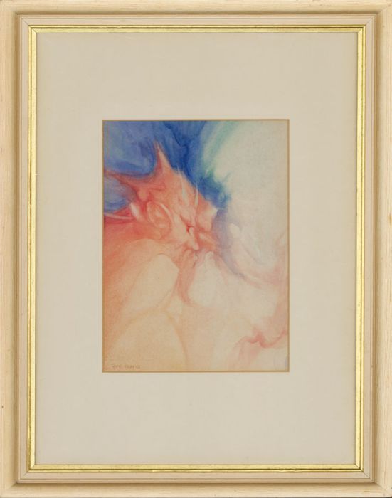 Gail Pearce - Signed & Framed 20th Century Watercolour, The Demon