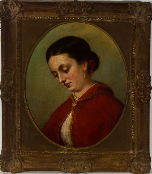 Fine Mid 19th Century Oil - Portrait of Louisa Pina
