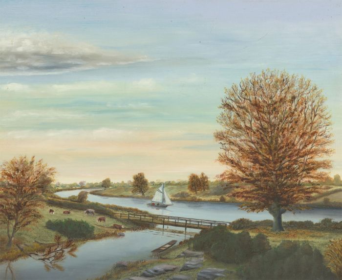 John E. Stephens - 20th Century Oil, The Rural River Scene