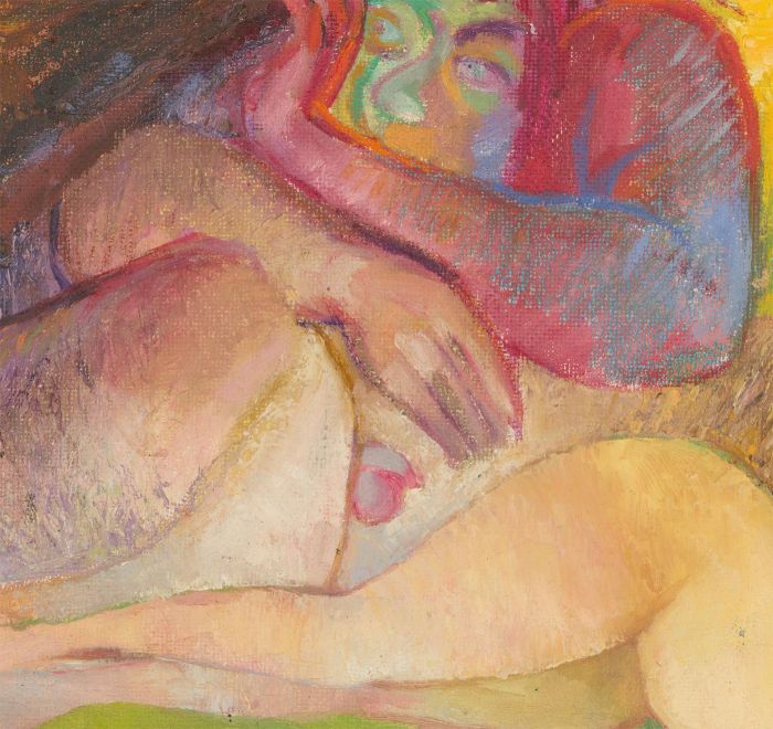 John Ivor Stewart PPPS (1936-2018) - Contemporary Oil, The Embrace
