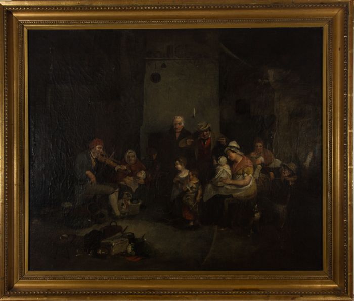 After David Wilkie RA - Fine Late 19th Century Oil, The Blind Fiddler