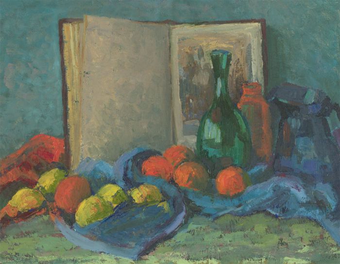 Double Sided 20th Century Oil - The Open Book
