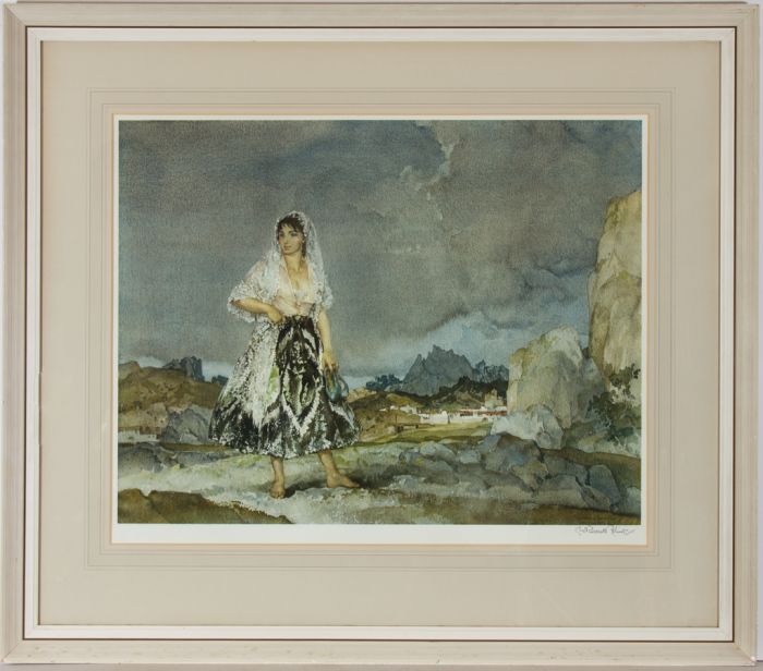 William Russell Flint (1880-1969) - Signed Contemporary Digital Print, Rosalba