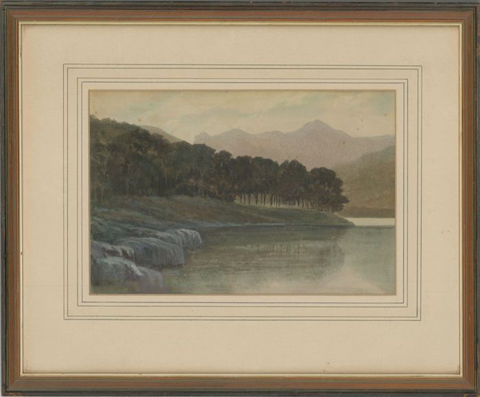 Ben Boothby - Signed Early 20th Century Watercolour, The Lake
