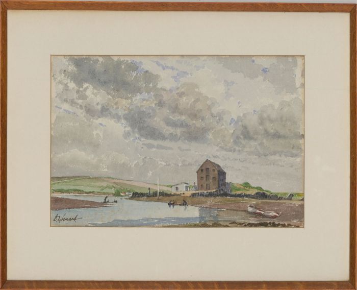 Douglas Ion Smart (1879-1970) - Mid 20th Century Watercolour, Thames Landscape