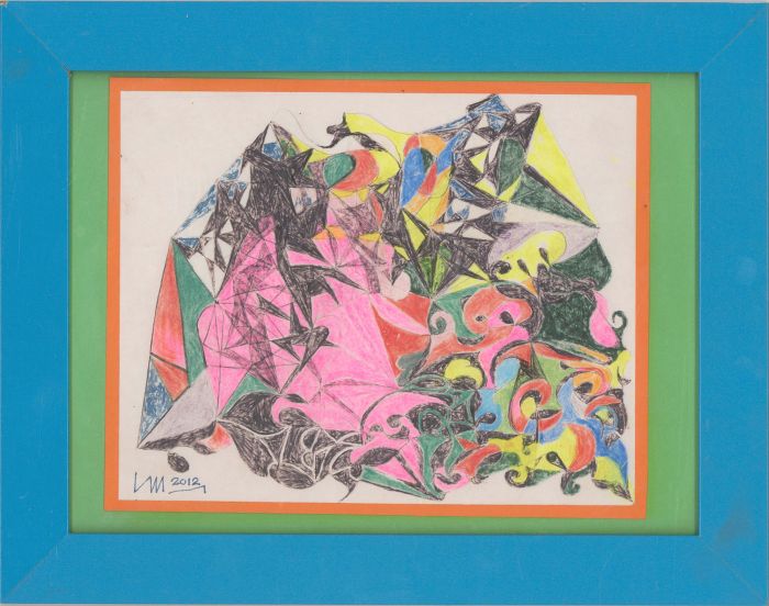 Leonard Manasseh RA PPRWA (1916-2017) - 2012 Pen and Ink Drawing, Patterned