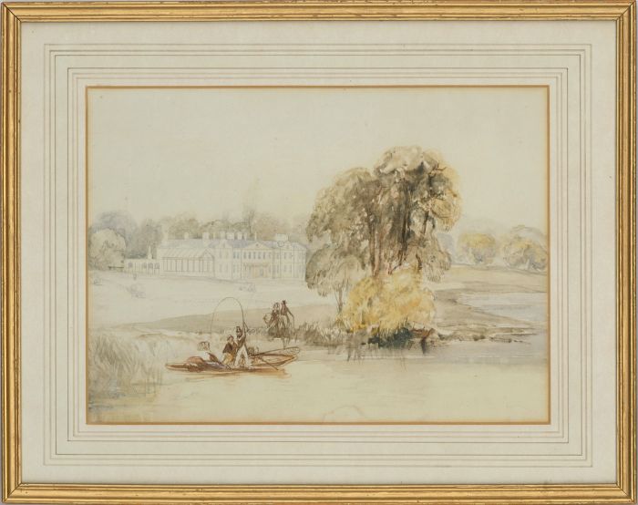 Follower of David Cox Jnr - Late 19th Century Watercolour, Stratfield Saye House