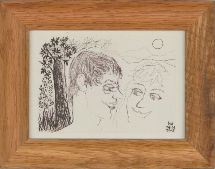 Leonard Manasseh RA PPRWA (1916-2017) - 2005 Pen and Ink Drawing, Shall We?