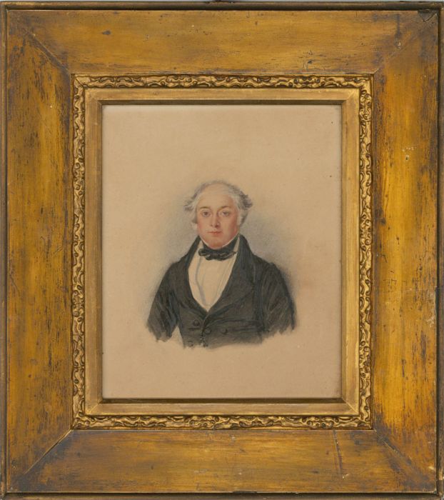 Woolnoth - Pair of Mid 19th Century Watercolours, Lady & Gentleman