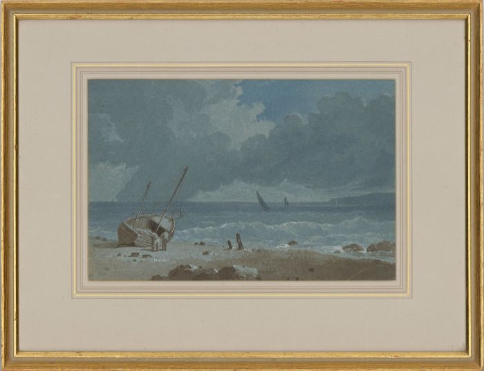 Framed Late 19th Century Watercolour - The Smugglers