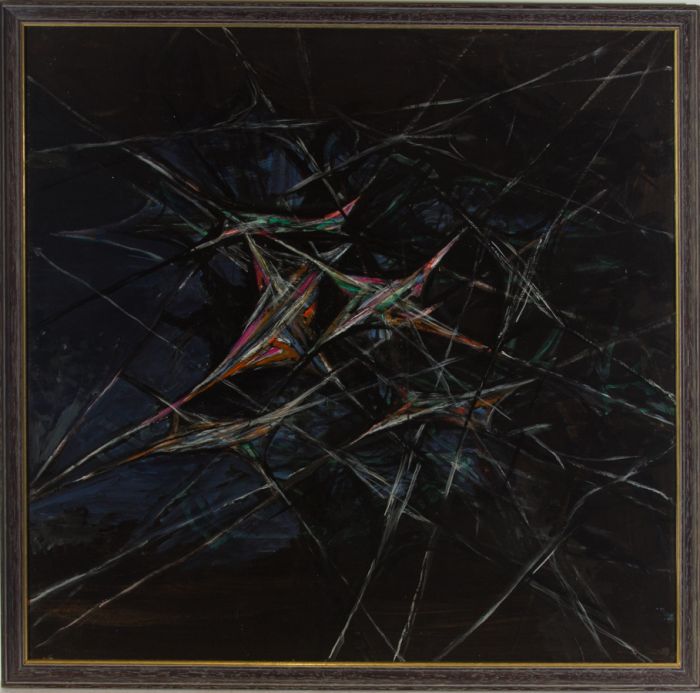 Margaret O. Hole (1919-2012) - Framed Contemporary Oil, Abstract Web