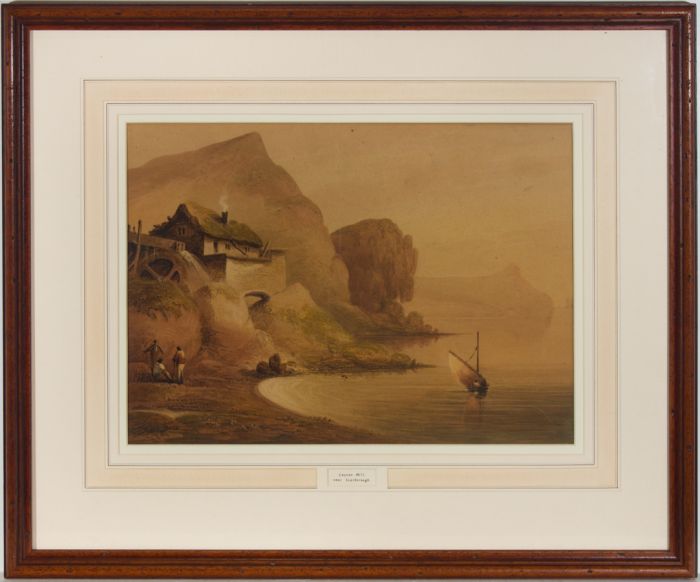 Framed Early 19th Century Watercolour - Cayton Mill, Near Scarborough