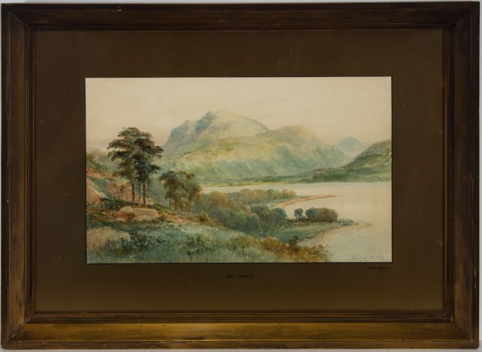 Ralph Morley (fl.1870-1900) - Framed Late 19th Century Watercolour, Ben Nevis