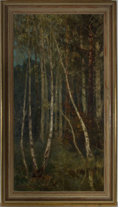 Hilda Montalba (1852-1919) - Framed Late 19th Century Oil, The Woods