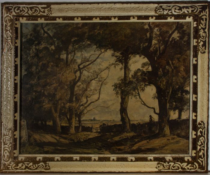 Oliver Hall RA (1869-1957) - Early 20th Century Oil, Early Spring Bandsea Forest
