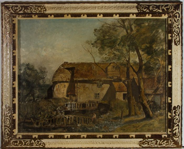 Oliver Hall RA (1869-1957) - Early 20th Century Oil, A Dorset Mill