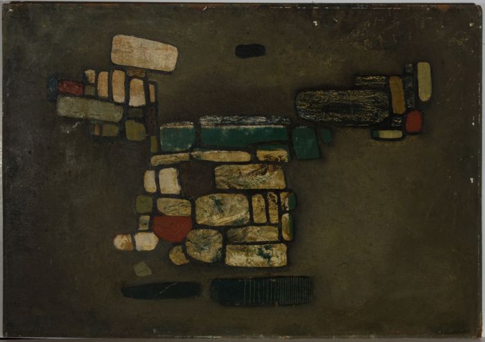Mid 20th Century Oil - Abstract Study of a Dog