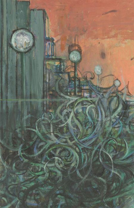 Margaret O. Hole (1919-2012) - 20th Century Oil, Surreal City