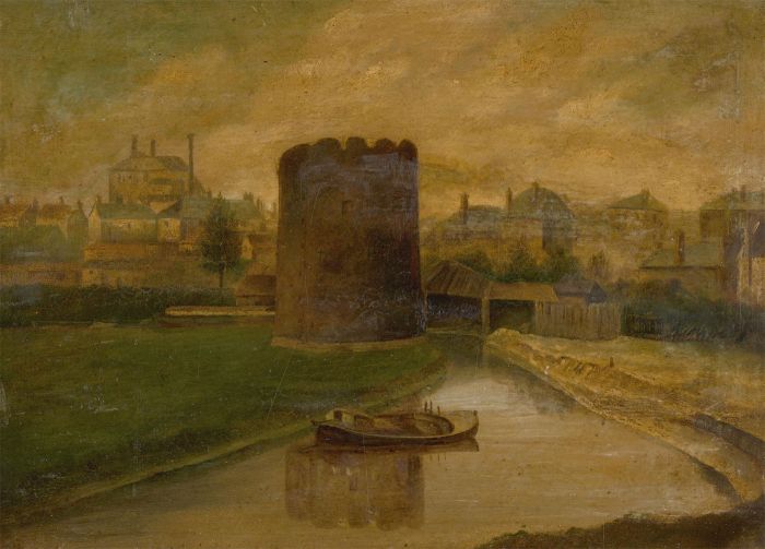 Late 19th Century Oil - Old Cow Tower, Norwich