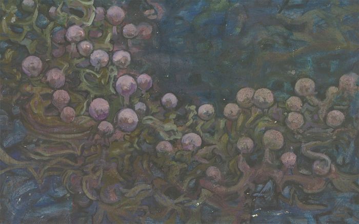 Margaret O. Hole (1919-2012) - Contemporary Oil, Seaweed Study