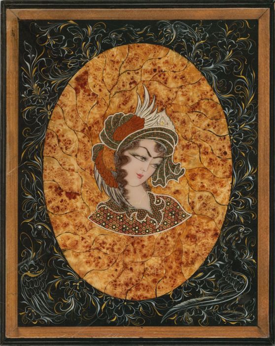 20th Century Asian Micromosaic - Portrait of a Woman