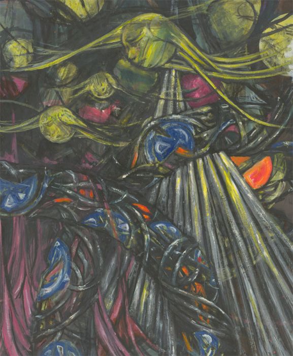 Margaret O. Hole (1919-2012) - Contemporary Oil, Surrealist Abstract Composition