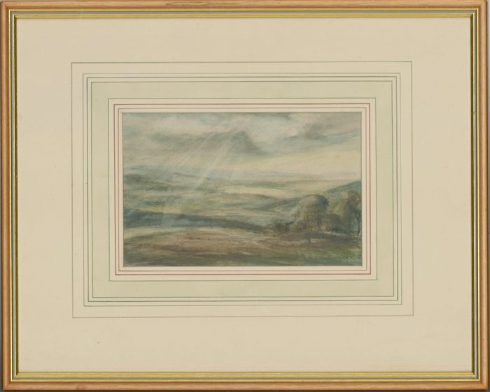 Henry E. Foster (1921-2010) - 1947 Watercolour, Gleams & Shadows