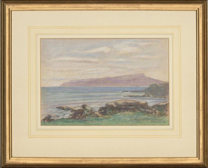 Henry E. Foster (1921-2010) - Signed & Framed 1980 Pastel, The Isle of Eigg