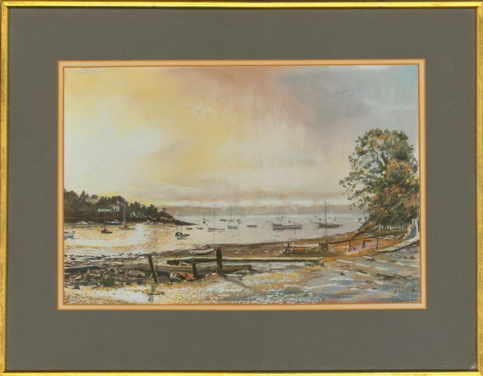 Margaret Glass PS - 1976 Pastel, Passing Shower