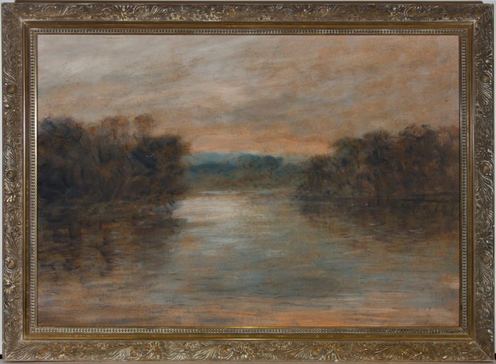 Henry E. Foster (1921-2010) - Mid 20th Century Oil, Impressionist River Scene