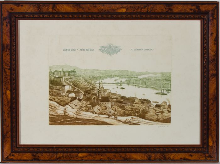 Gaal Domokos (1940-2009) - Mid 20th Century Etching, Views From Budapest