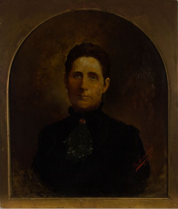 E. Schwarz - Fine Late 19th Century Oil, Portrait of a Victorian Lady