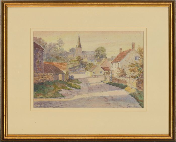 Henry E. Foster (1921-2010) - Signed 1967 Watercolour, Trelleck, Monmouthshire