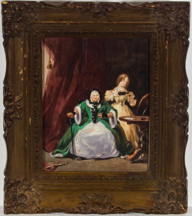 Late 19th Century Watercolour - Waiting for Wine to be Poured